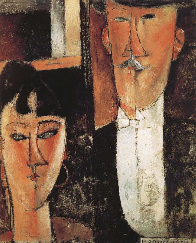 Amedeo Modigliani Bride and Groom China oil painting art